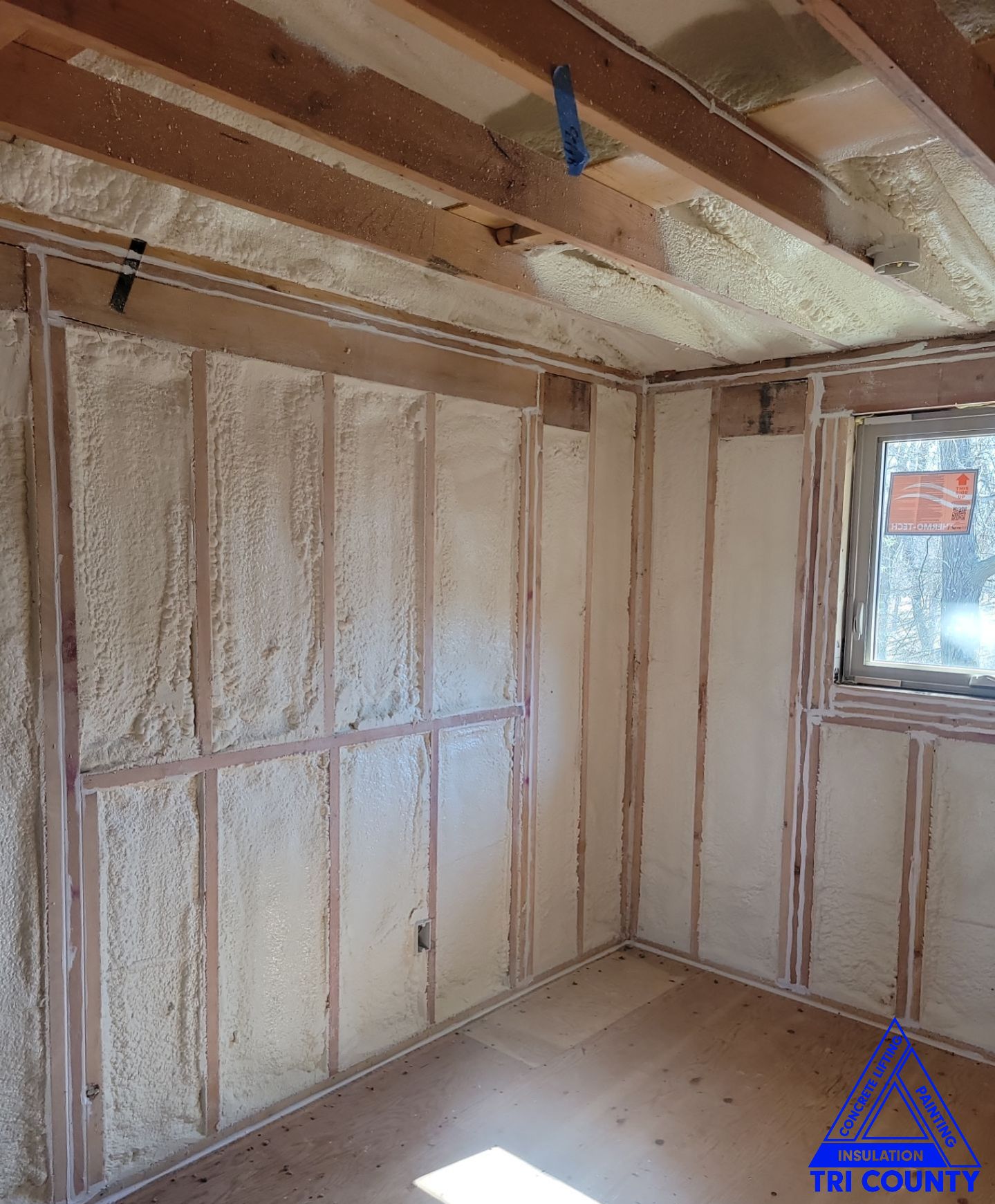 Spray Foam, Residential, New Construction Photo